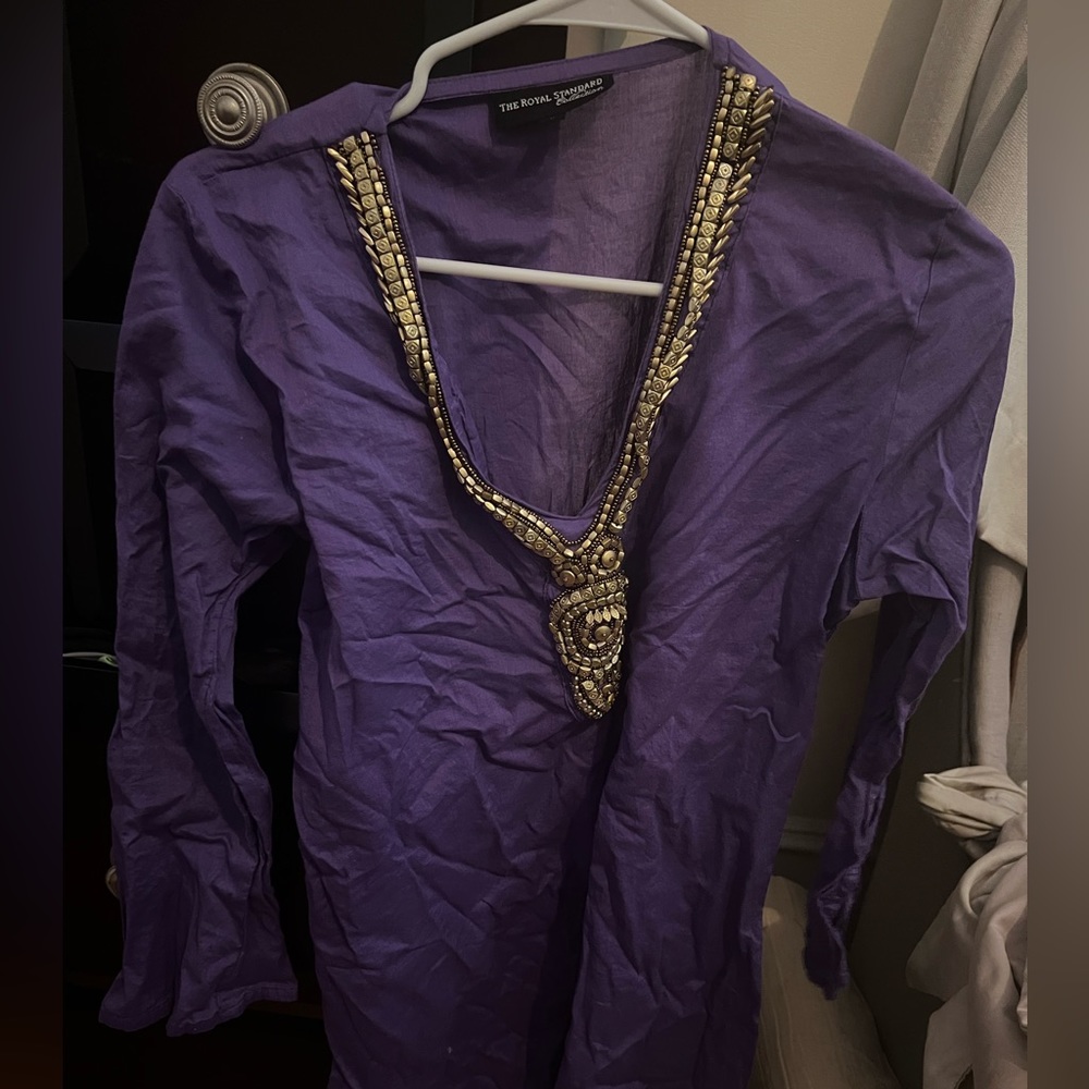 Women’s Purple Royal Shirt by Royal Standard-A56